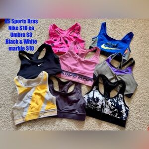 Nike and Umbro Sports Bras Collection